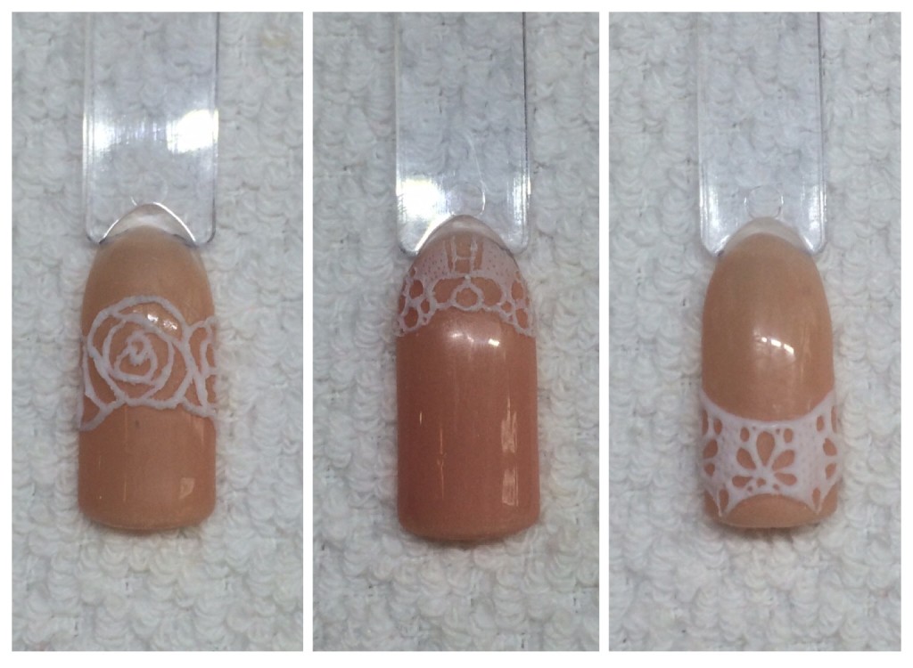 lace gel, krajky, krajkové nehty, gelové nehty
